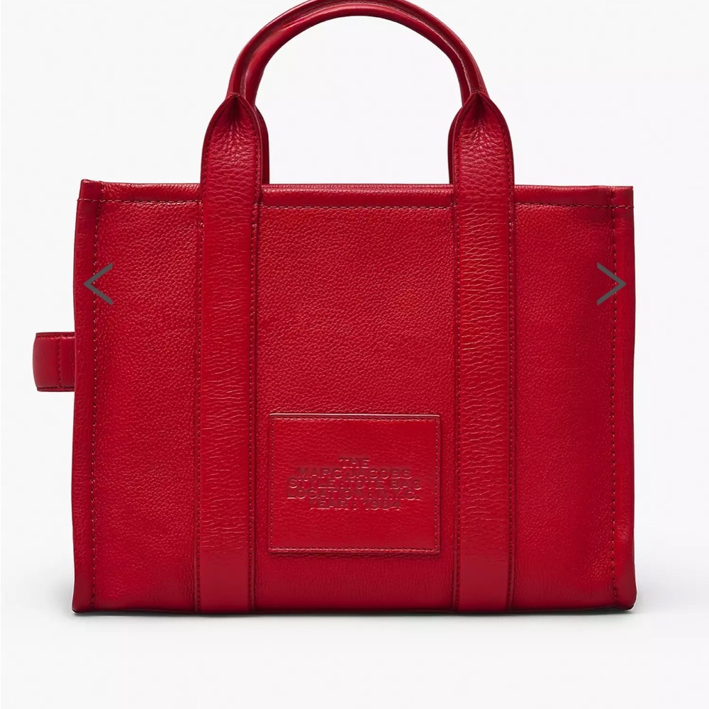 Marc Jacobs Red Structured Tote - image 2